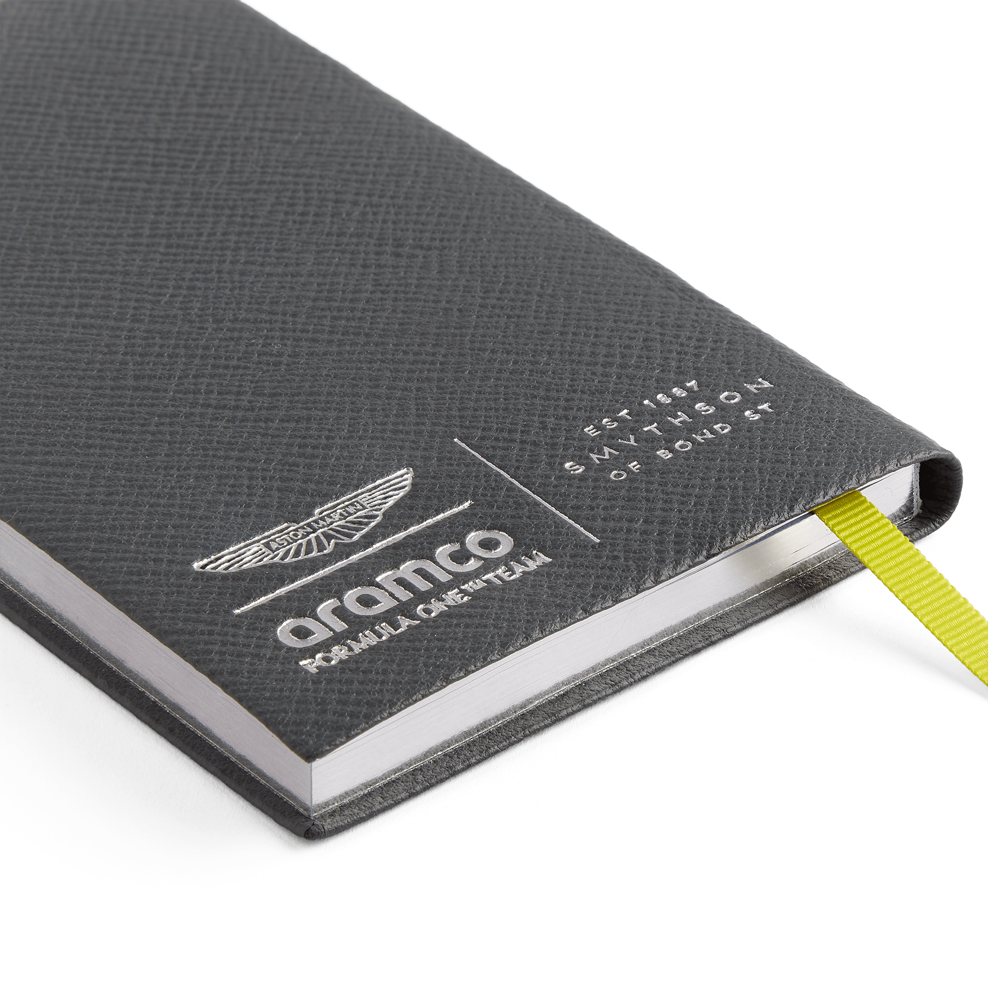 Smythson x Aston Martin Aramco F1® Team Panama Notebook - Dark Shadow