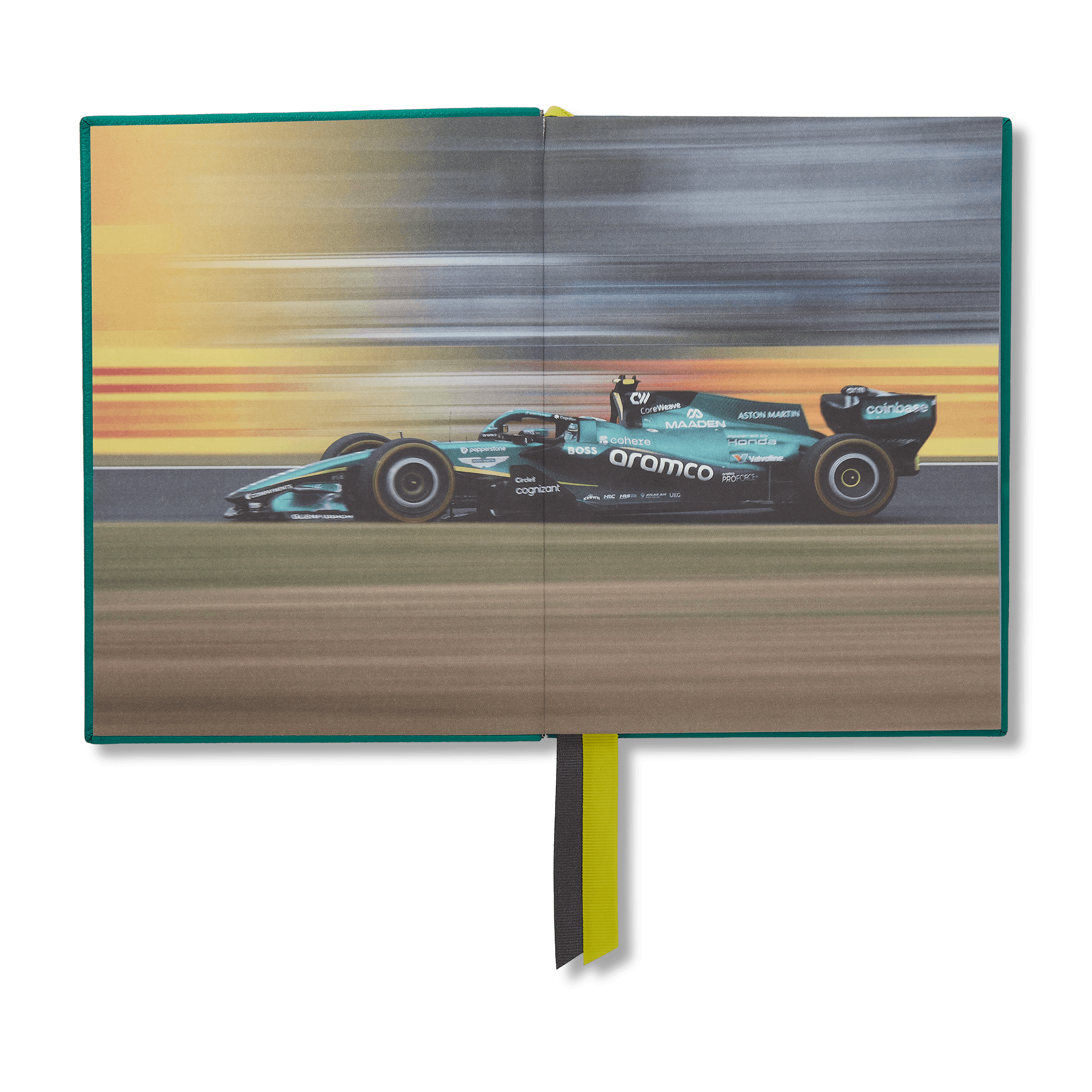 Smythson x Aston Martin Aramco F1® Team Soho Notebook - Podium Green