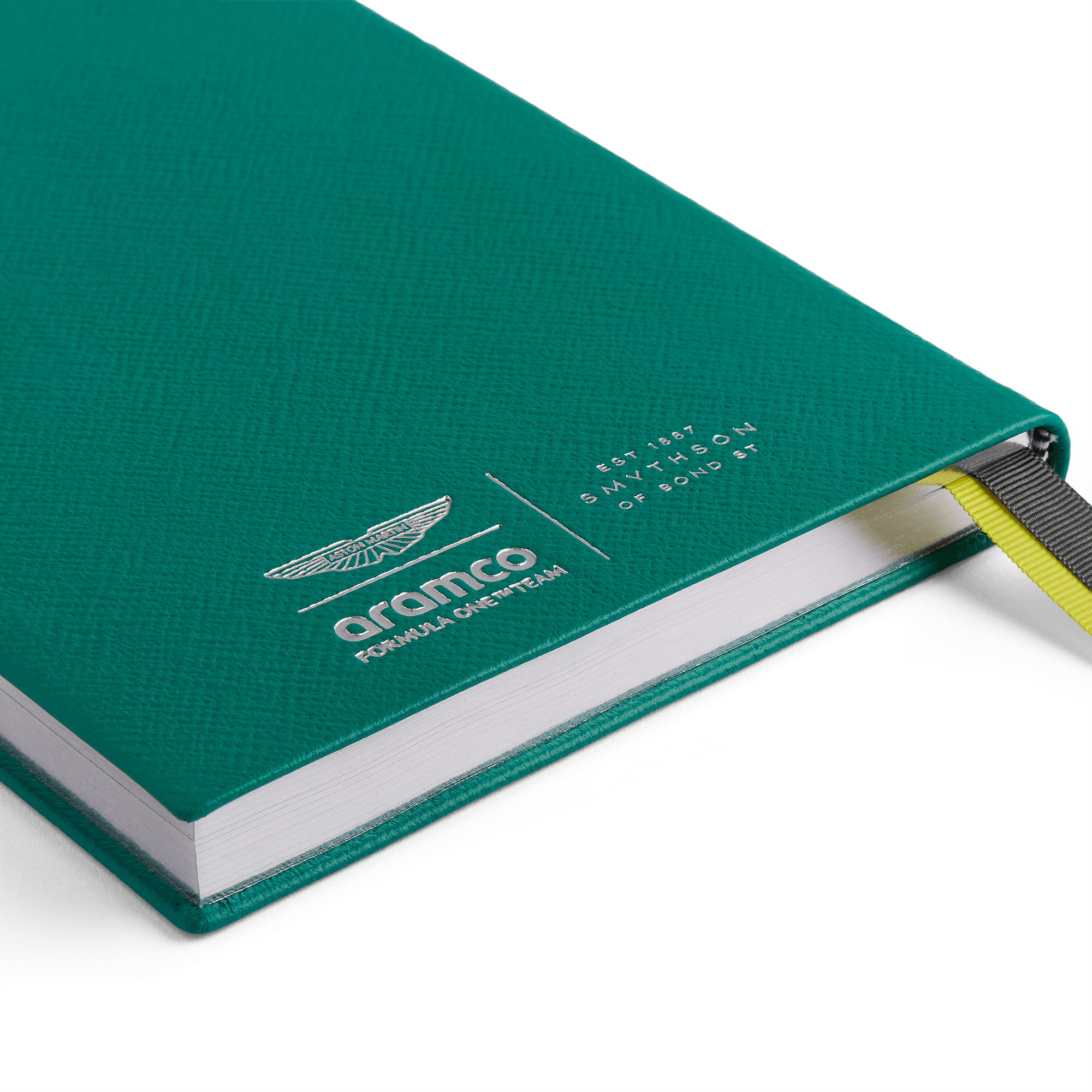 Smythson x Aston Martin Aramco F1® Team Soho Notebook - Podium Green
