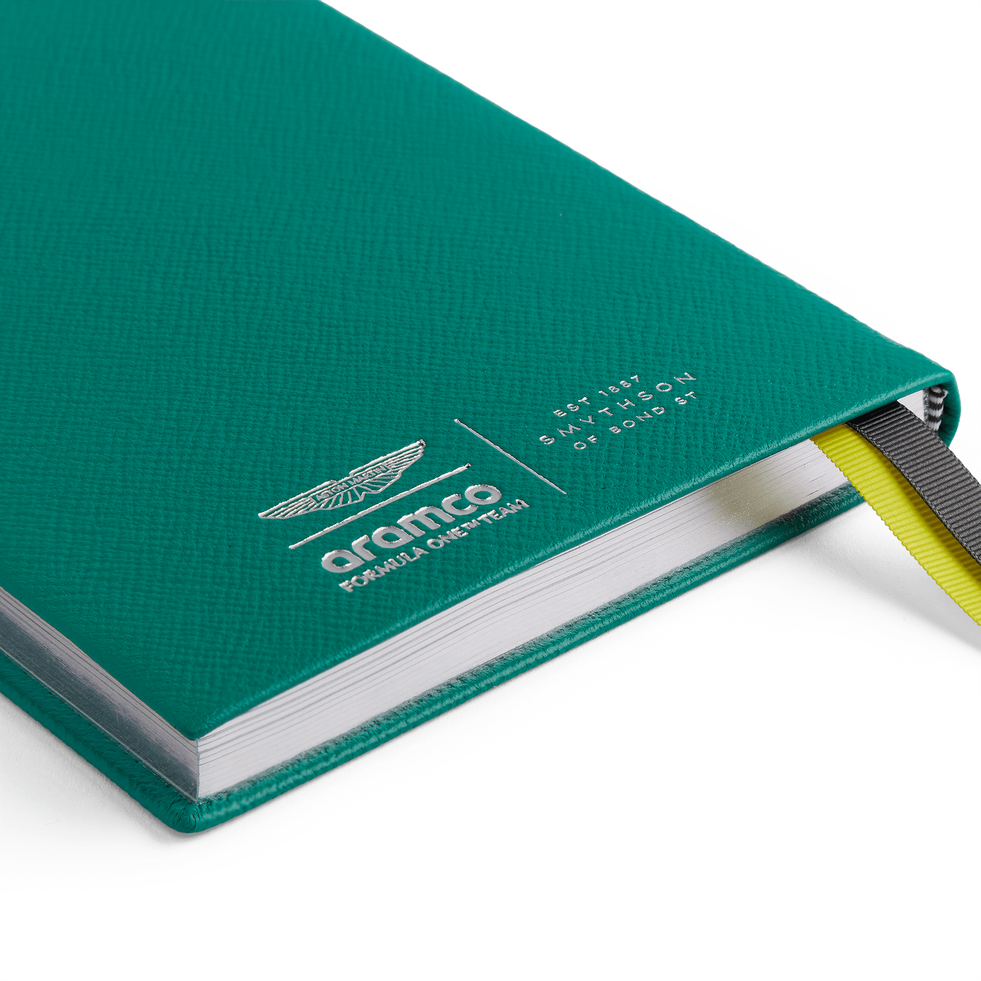 Smythson x Aston Martin Aramco F1® Team Soho Circuit Journal - Podium Green