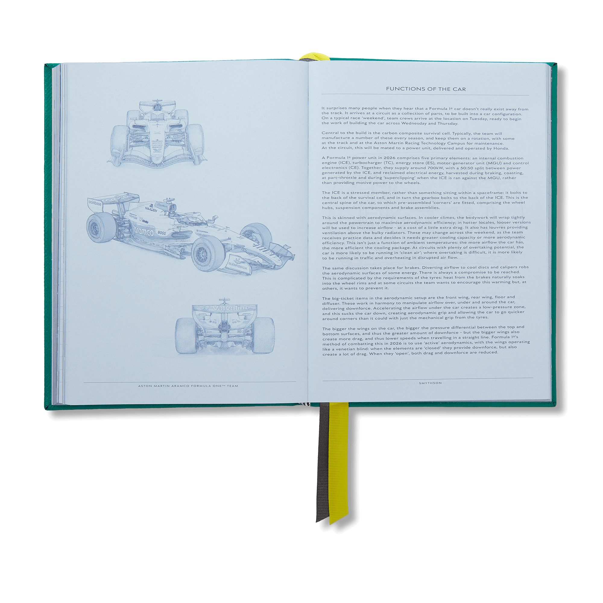 Smythson x Aston Martin Aramco F1® Team Soho Circuit Journal - Podium Green
