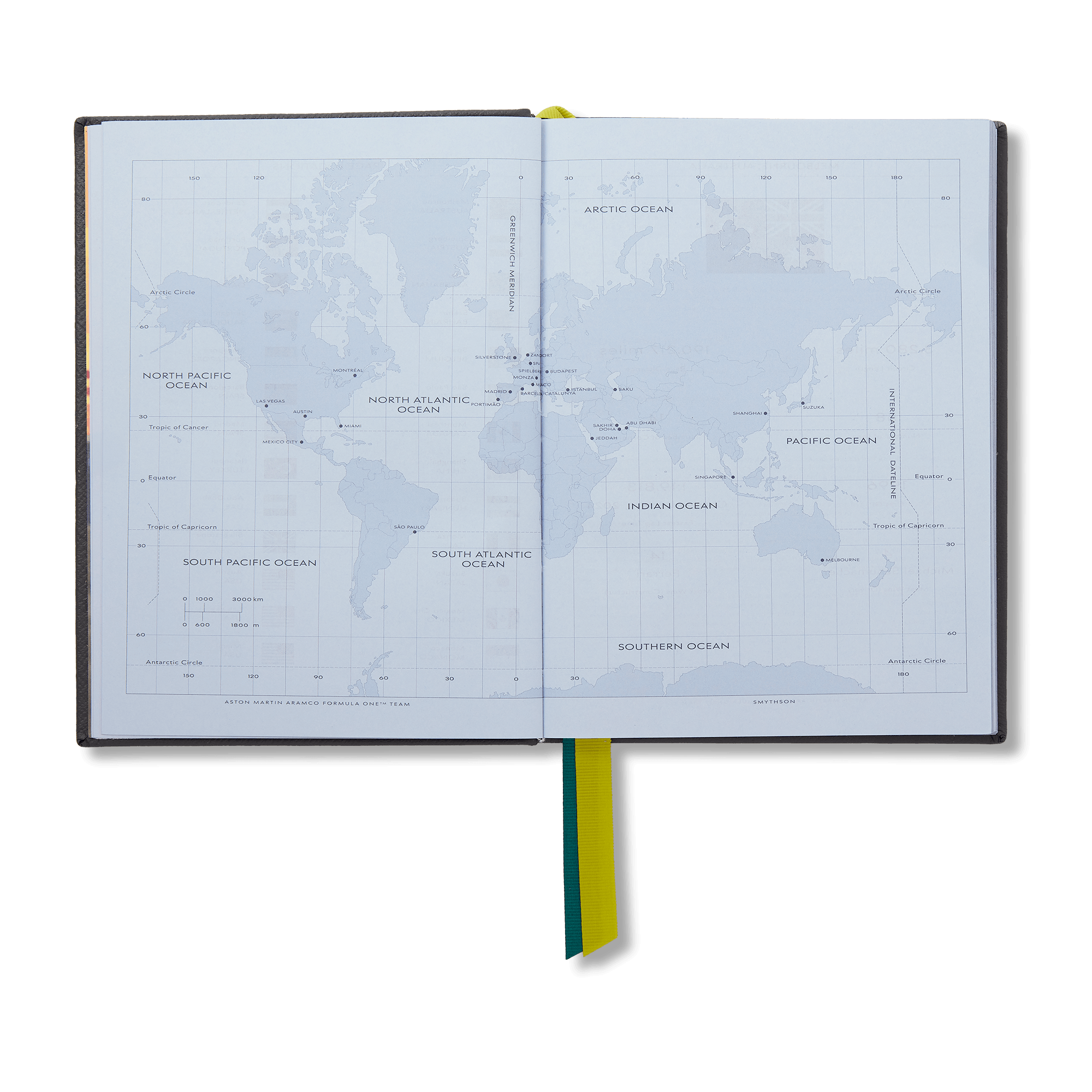 Smythson x Aston Martin Aramco F1® Team Soho Circuit-Tagebuch - Dunkler Schatten