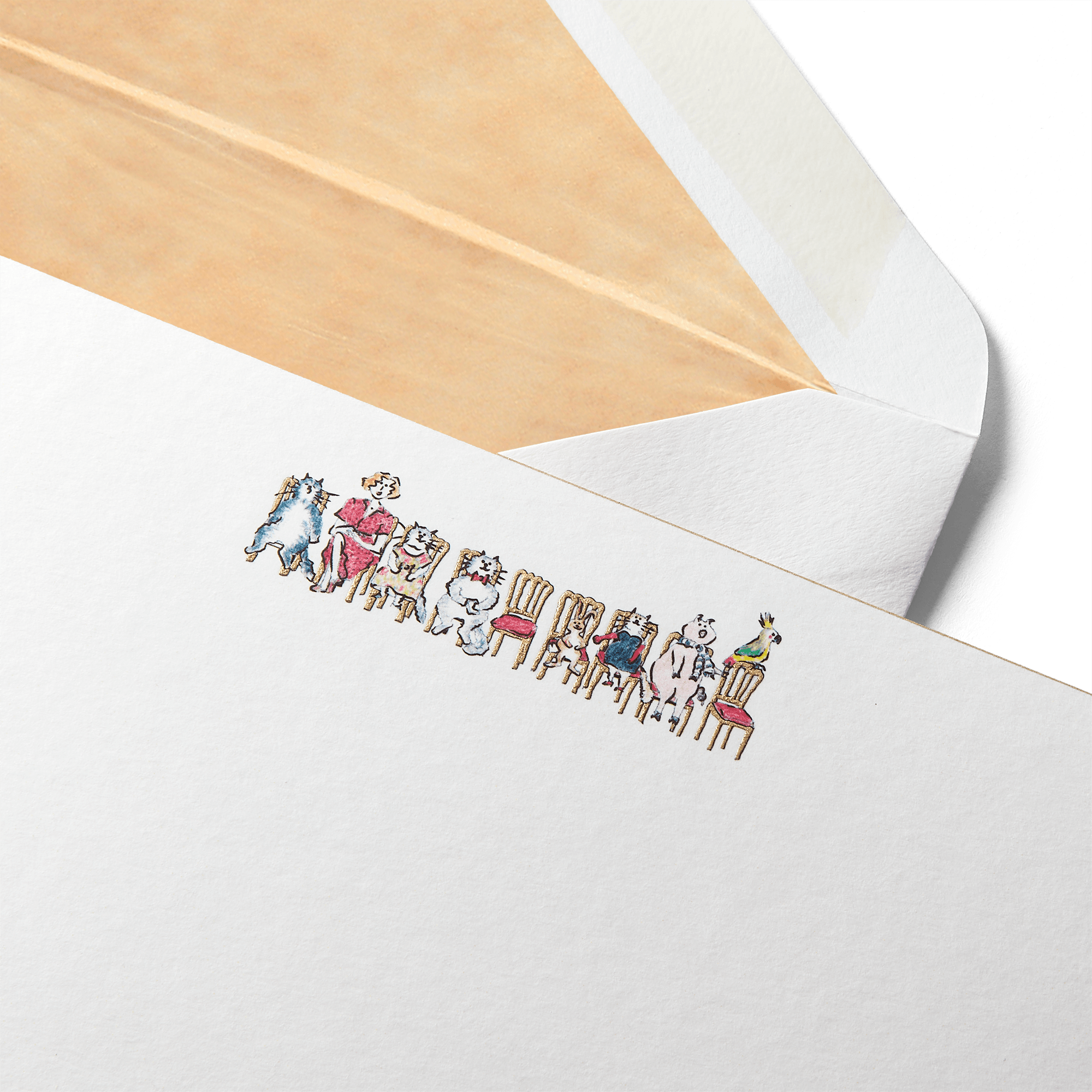 Smythson x Grace Coddington Runway Correspondence Cards - White