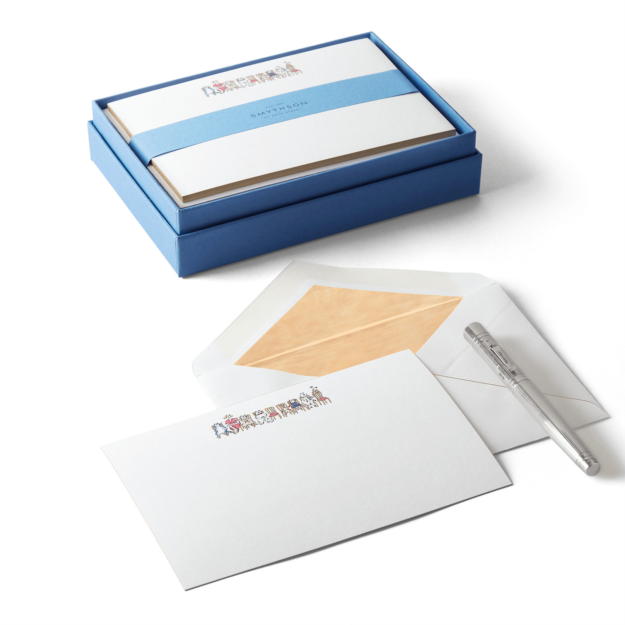 Smythson x Grace Coddington Runway Correspondence Cards - White