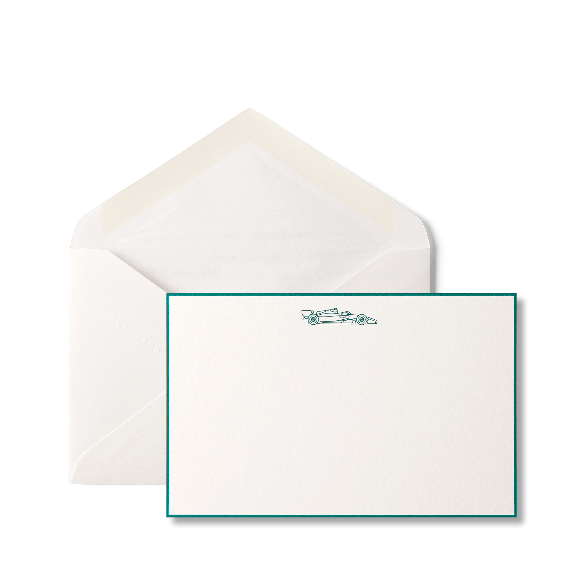 Smythson x Aston Martin Aramco F1® Team  Correspondence Cards - White Wove