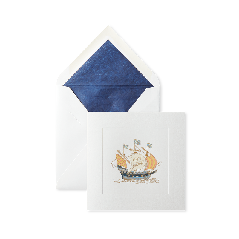 Birthday Boat Card