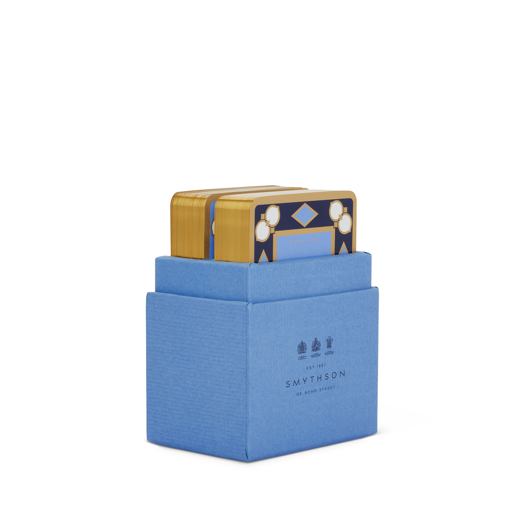 Playing Cards Twin Pack in nile blue | Smythson