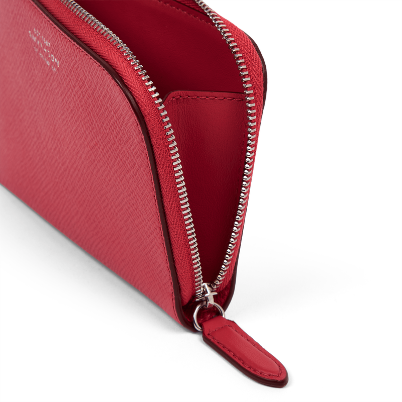 Smythson Small Flat Pouch in Panama