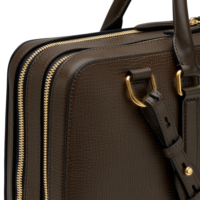 Ludlow Large Briefcase with Zip Front
