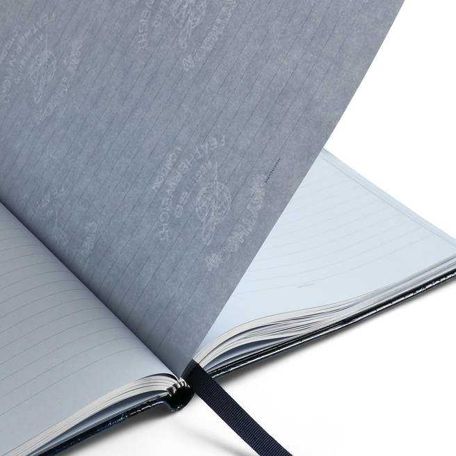 Portobello Notizbuch mit Schiebeverschluss aus Mara