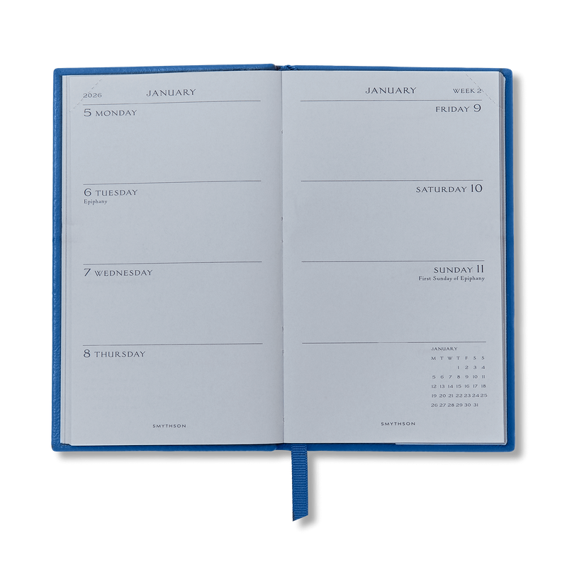 Smythson 2026 Panama Weekly Diary with Pocket