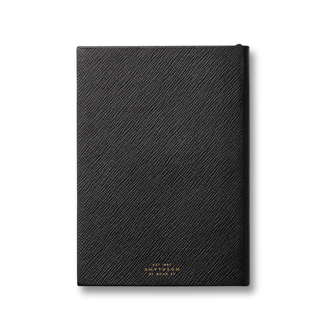 Smythson Azure Panama Soho Notebook