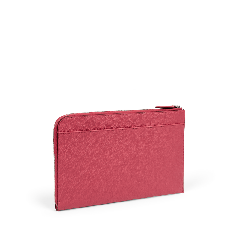 Smythson Slim Pouch in Panama