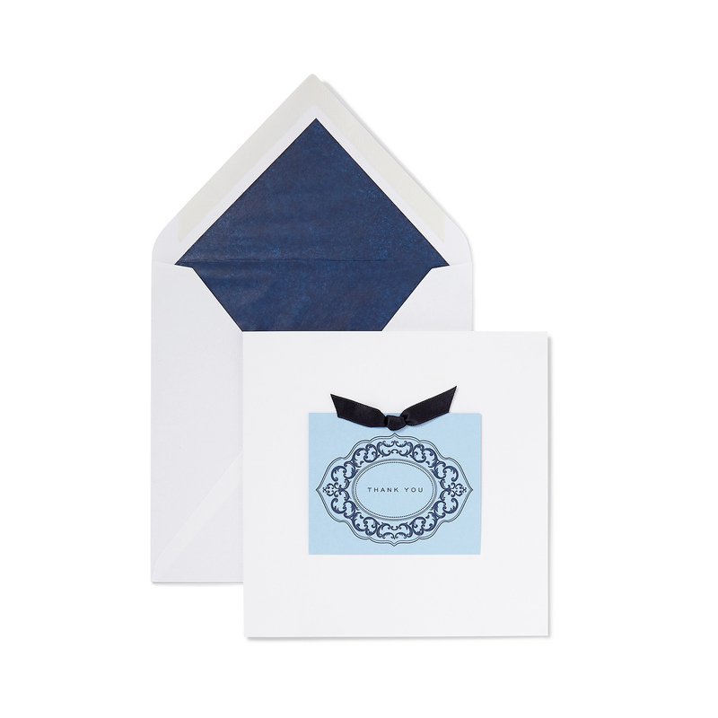 Thank You Card with Ribbon