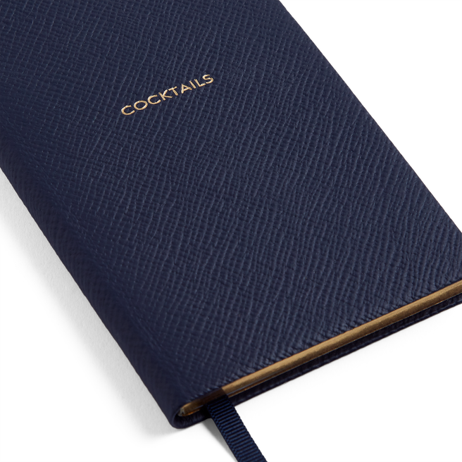 SMYTHSON Panamaノートブック ナイトブルー 贈答用 箱付き