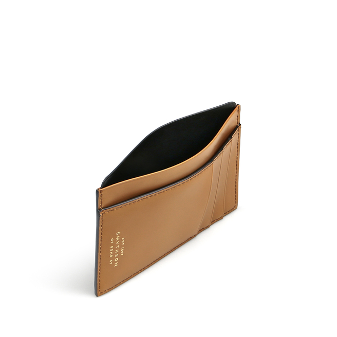 Card and Note Holder in Box Calf Leather