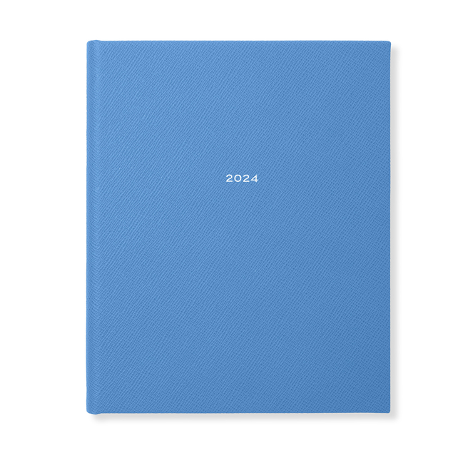 Smythson 2024 Wafer Weekly Leather Planner - Neutrals