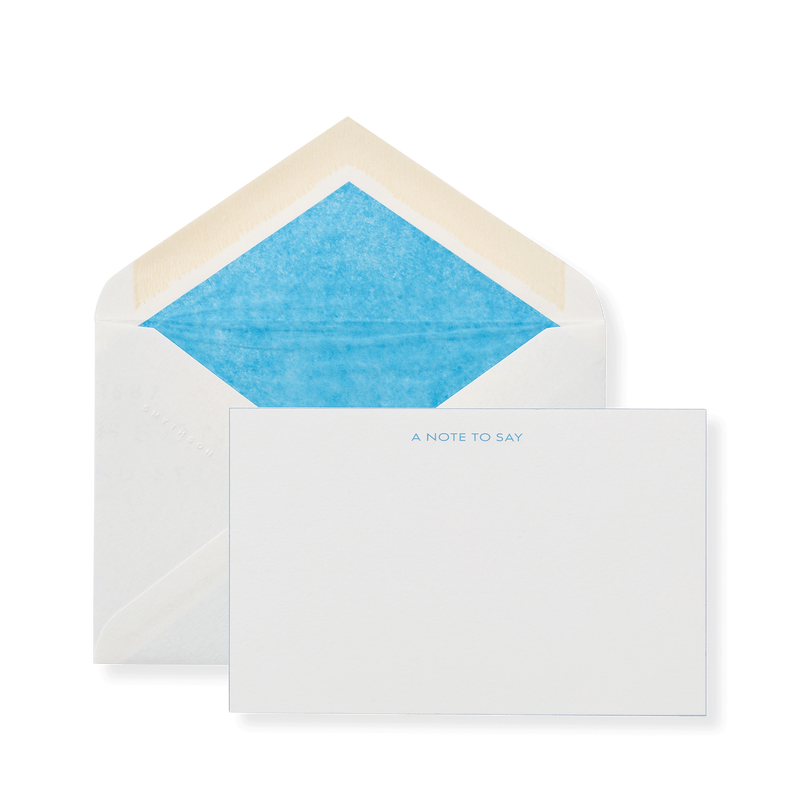 A Note To Say Correspondence Cards