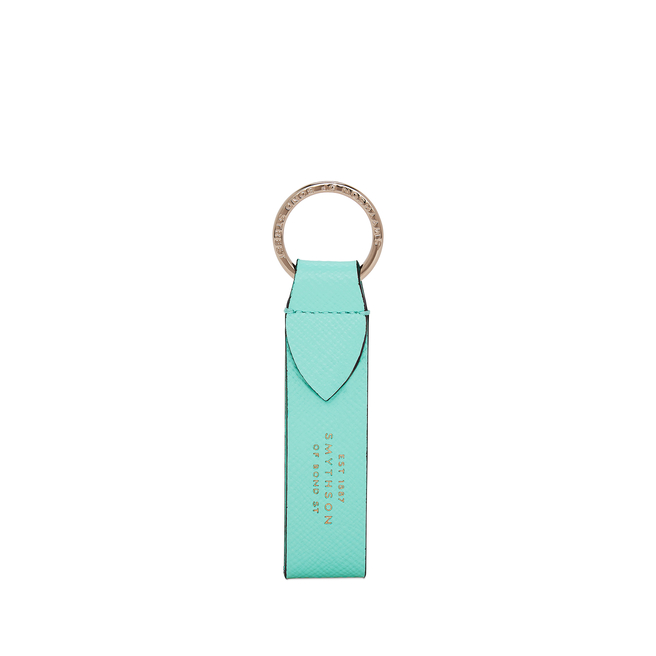 Keyring with Leather Strap in Panama