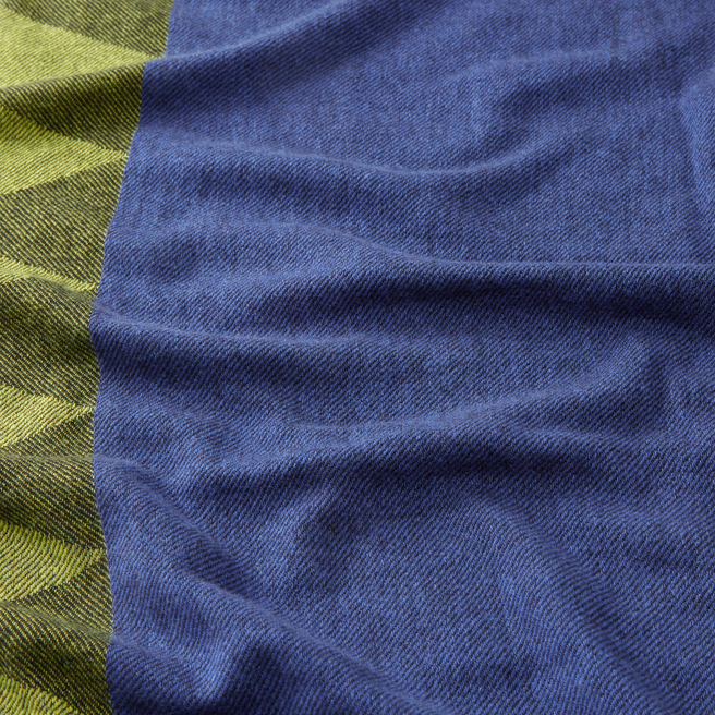 Border Cashmere Muffler Scarf