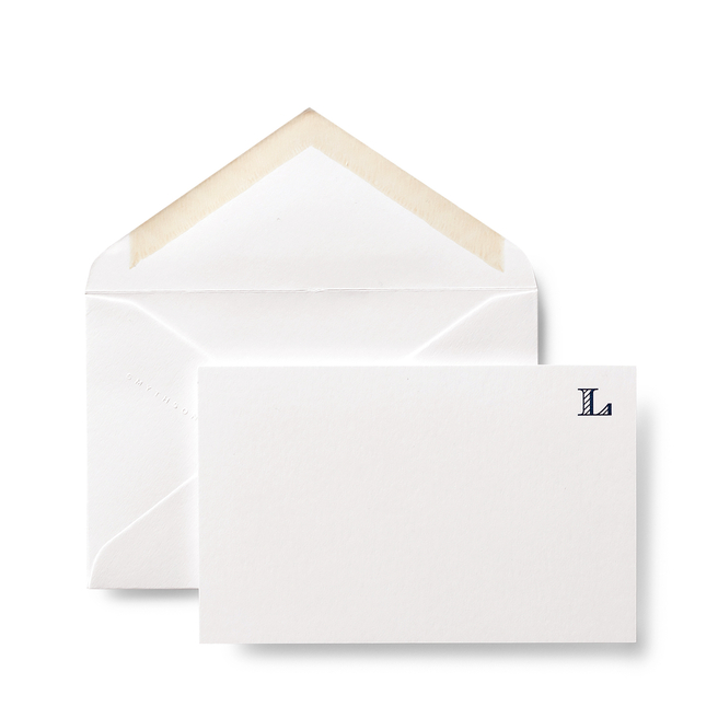 Cartes de correspondance alphabet L