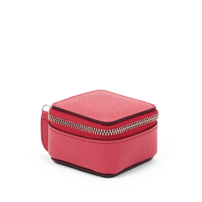 Smythson Small Square Trinket Case in Panama