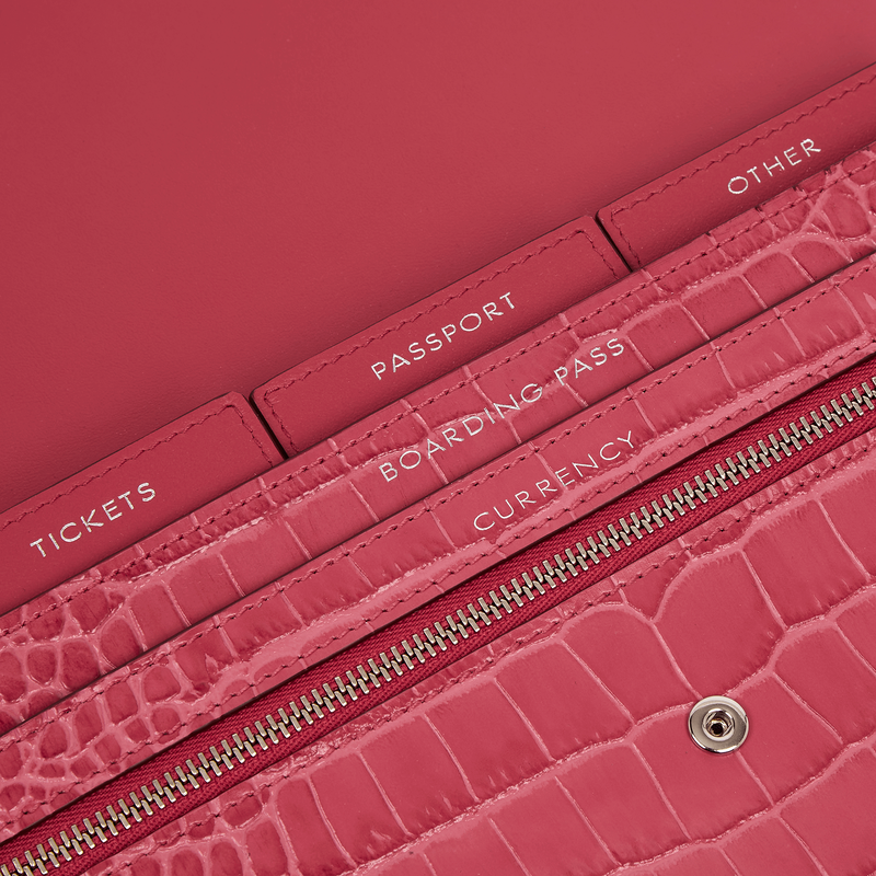 Smythson Marshall Travel Wallet in Mara