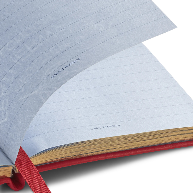 Make It Happen Panama Notebook in scarlet red | Smythson