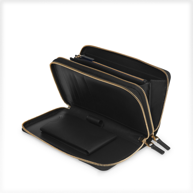 Panama Double Zip Travel Wallet
