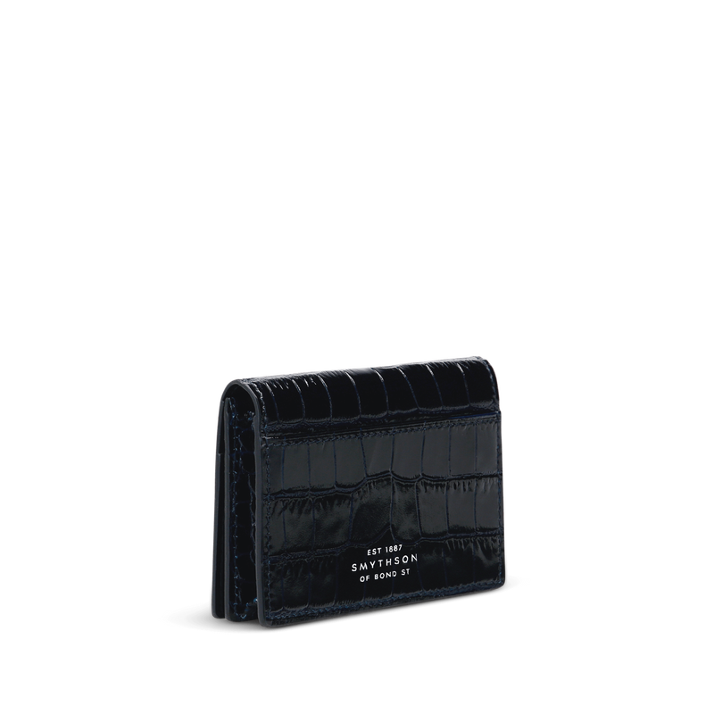 Folded Card Case with Snap Closure in Mara