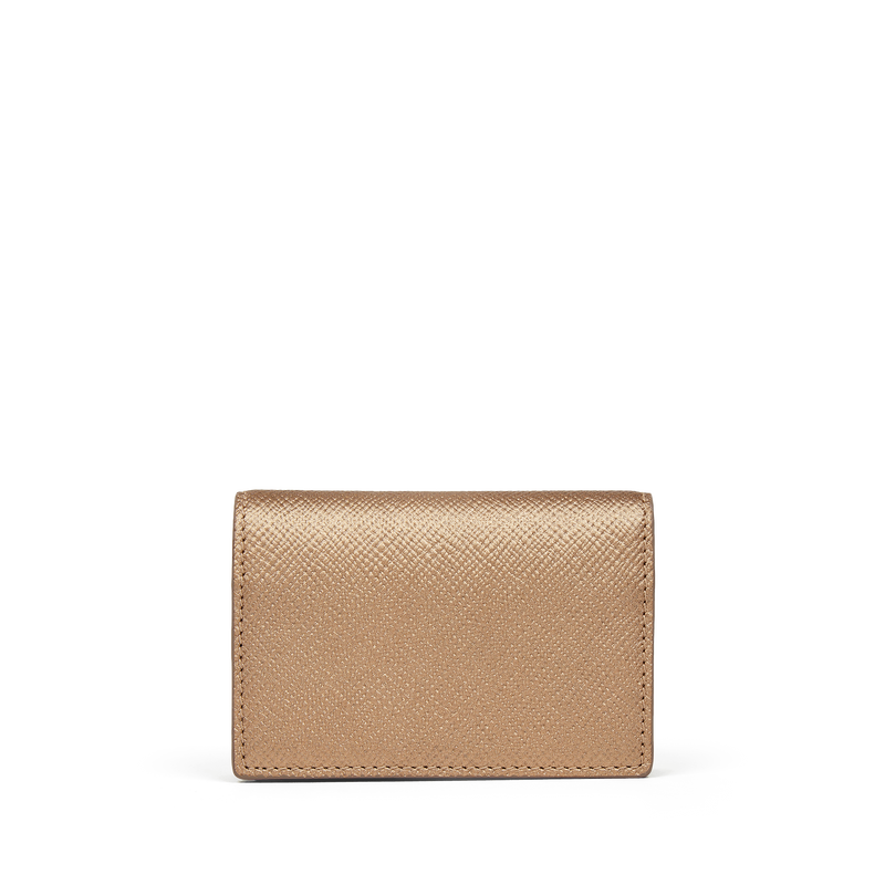 Folded Card Case with Snap Closure in Panama