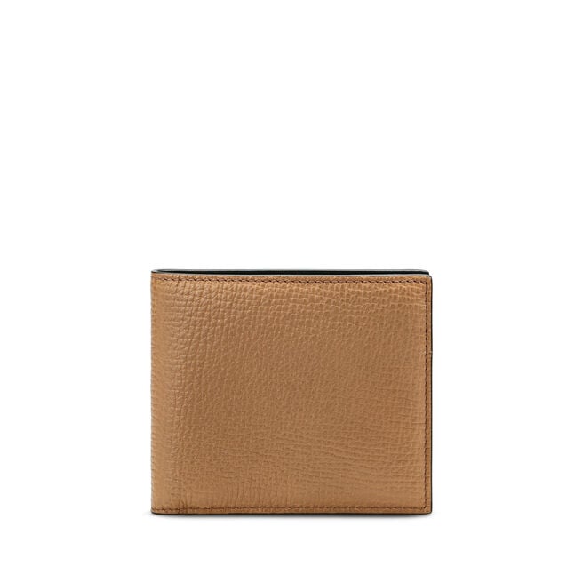 Wallet with Coin Pocket in Large Grain Leather