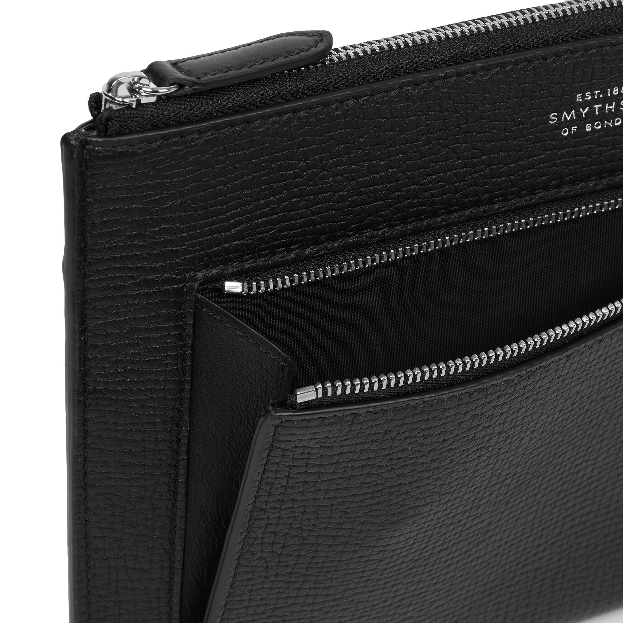 Flat leather pouch sale
