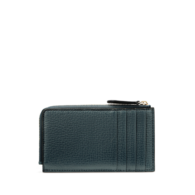 4cc Flat Coin Purse in Large Grain Leather