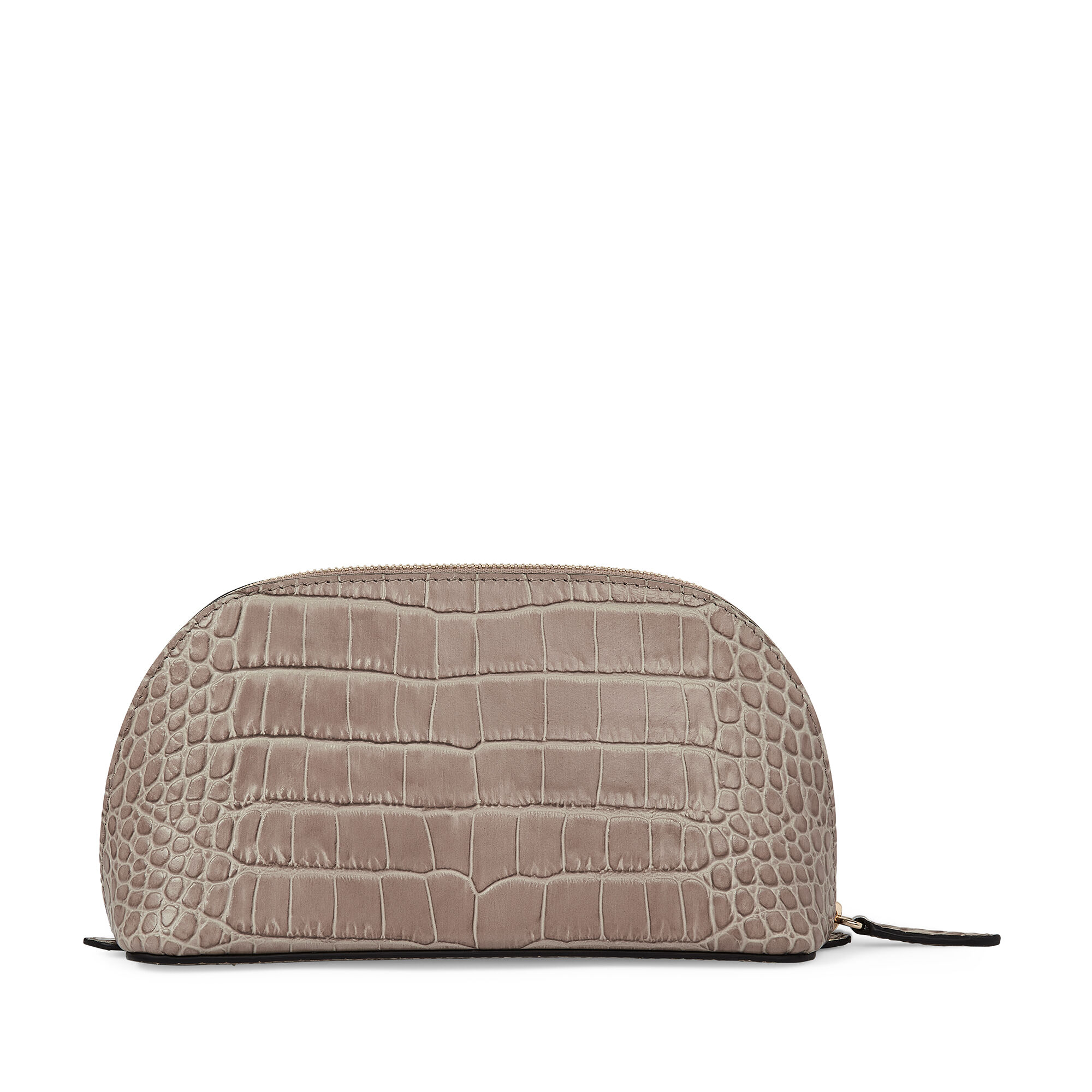 Cosmetic Case in Mara in taupe | Smythson