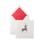 Zebra Christmas Card Set