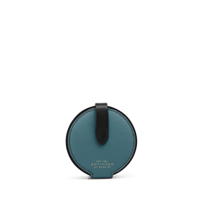 Circle Coin Purse in Smooth Leather