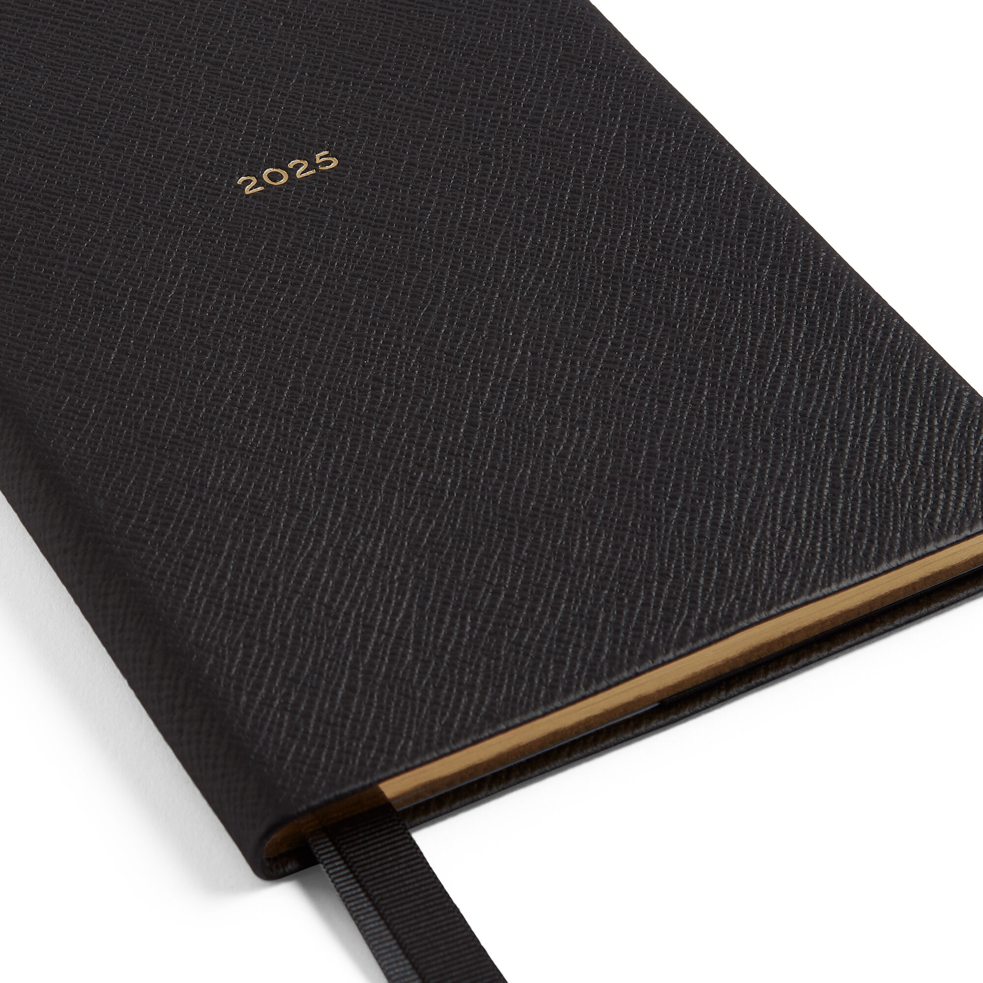 Plain Paged Soho Notebook in Panama in navy | Smythson