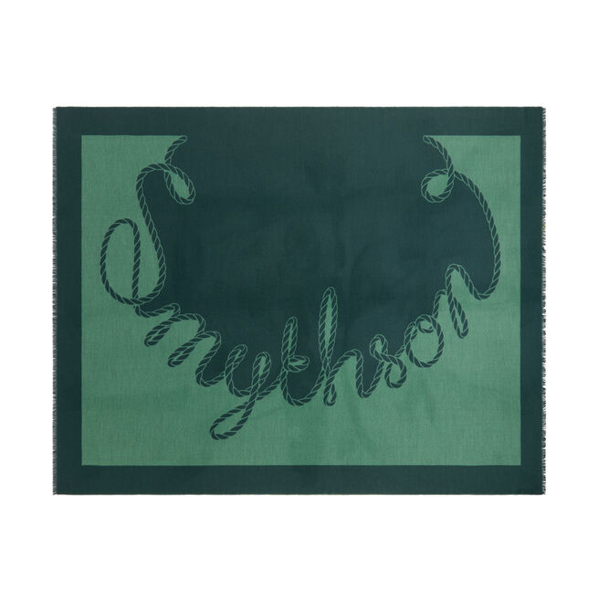 Swirl Logo Cashmere Blanket Scarf