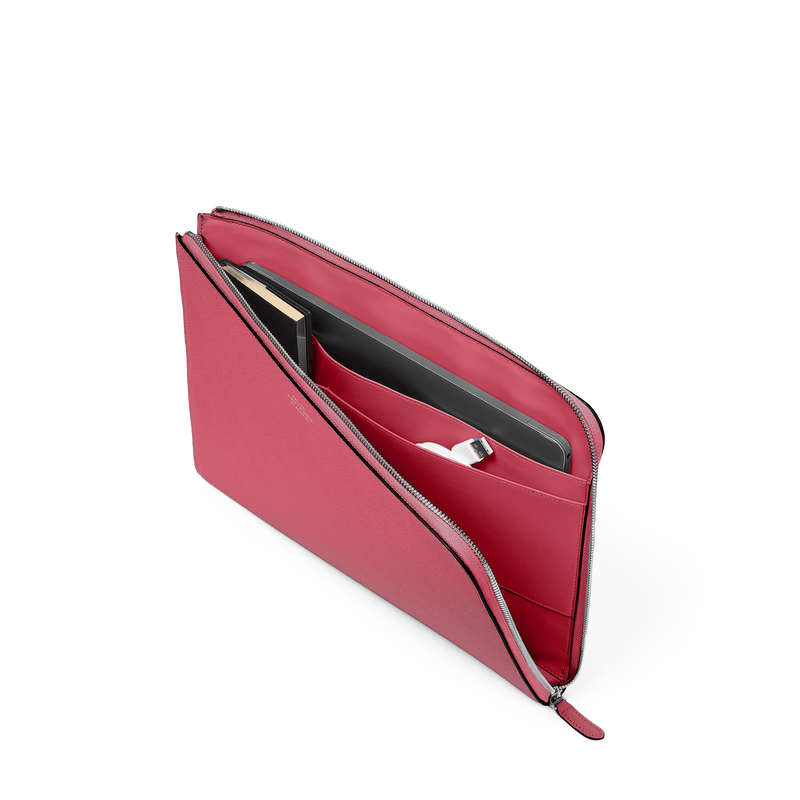 Smythson Small Laptop Case in Panama
