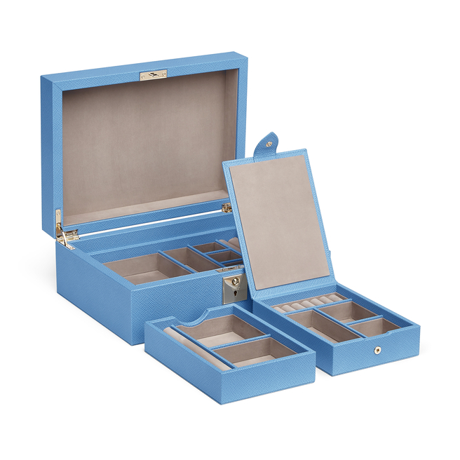 Panama Jewellery Box with Travel Tray