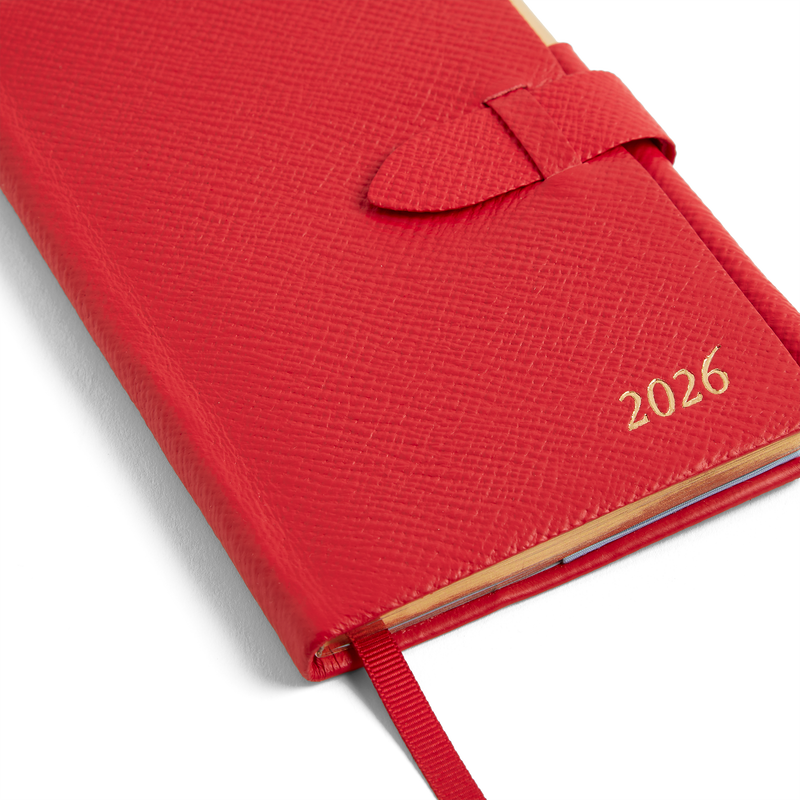 Smythson 2026 Panama Weekly Journal with Pencil 