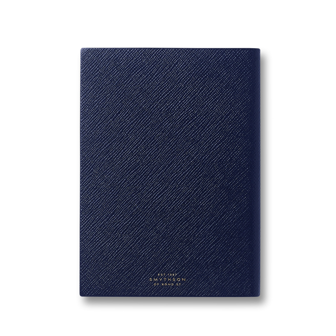 SMYTHSON Panama Soho Cross-Grain Leather Notebook for Men