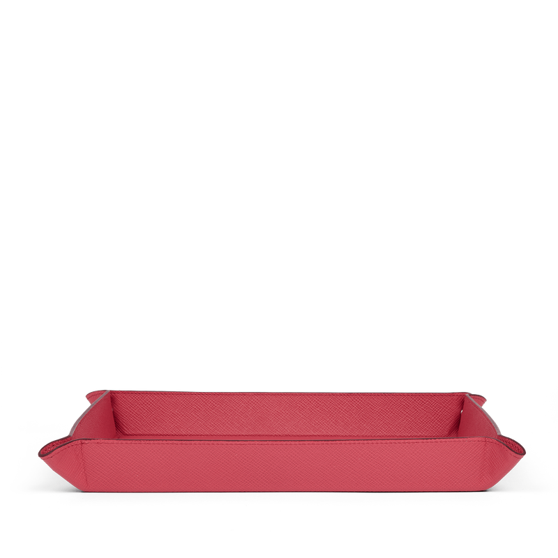 Smythson Large Rectangular Trinket Tray in Panama