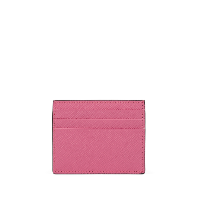 BURBERRY Colour block check zip card case