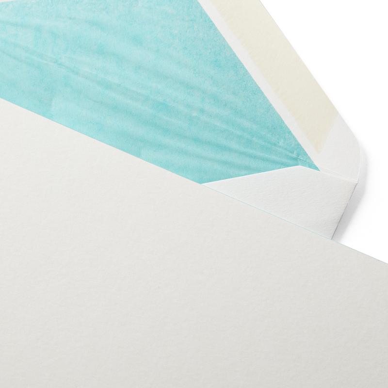 Cartes de correspondance motif cœur