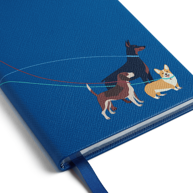 Smythson Dogs Soho Notebook in Panama