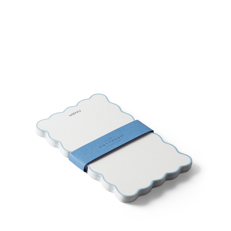 Scalloped Menu Cards