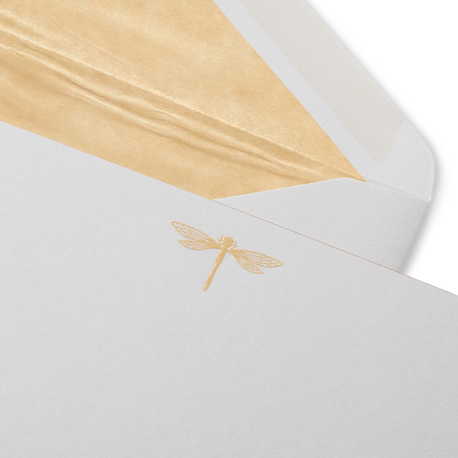 Dragonfly Motif Correspondence Cards