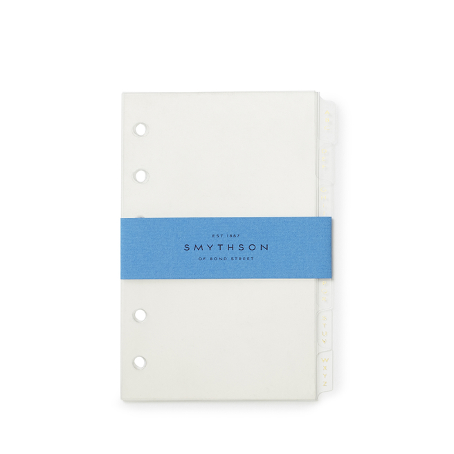 Bijou Organiser A-Z Index Refill